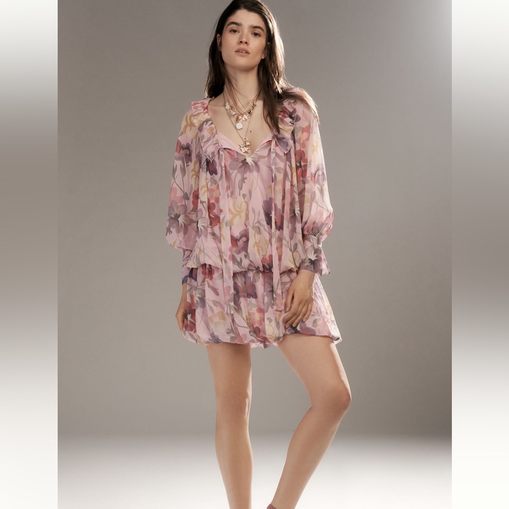 Mare Mare Long-Sleeve Mini Dress